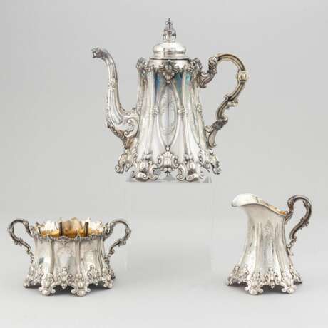 Coffee service. CG Hallberg, late 19th century. - photo 1