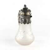 Silver water jug with engraved glass. - Foto 3