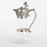 Silver wine jug with glass. Horace Woodward & Hugh Taylor, London 1893. - Foto 4