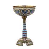 The magnificent silver goblet of Ivan Khlebnikov: painted, cloisonne, and stained glass enamels. - photo 1