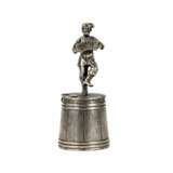Серебряная стопа Танцующий мужик с гармошкой. - фото 1