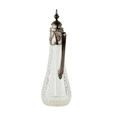 Crystal jug with silver. Early 20th century. - photo 3