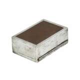 Wooden box upholstered with silver-plated metal. 20th century. - photo 6