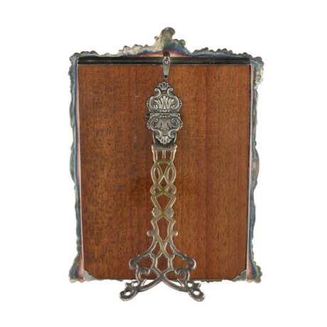 Silver photo frame in neo-baroque style. 20th century. - photo 4