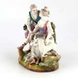 Composition en porcelaine de Meissen Couple amoureux - photo 2