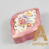 Diamond-shaped porcelain box. Limoges - Foto 4