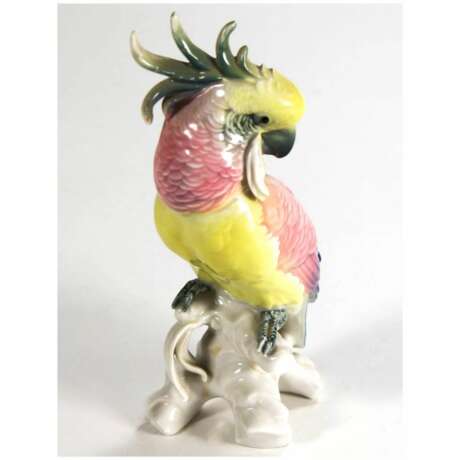 Figure of a pink parrot. Karl Ens - photo 1
