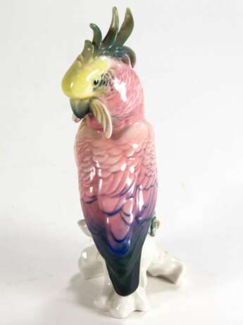 Figure of a pink parrot. Karl Ens - photo 3
