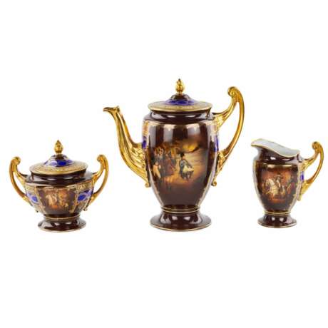 Coffee service in the Empire style with scenes from the life of Napoleon. Friedrich Simon Carlsbad - photo 4