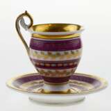 French porcelain teacup and saucer. - Foto 2