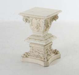 Glazed ceramic pedestal