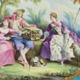 French porcelain oval panel in Sevres style - photo 4
