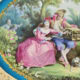 French porcelain oval panel in Sevres style - photo 5