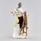 Porcelain figurine Allegory of Painting. Porcelain 19th century. - Foto 3