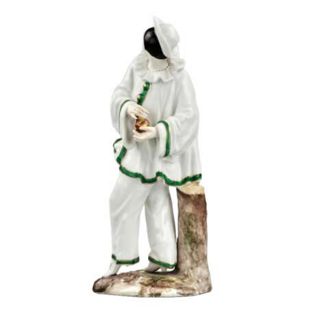 Porcelain figurine of Pierrot. Germany. End of the 19th century. - photo 3