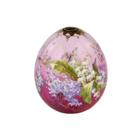 Painted porcelain Easter egg. - photo 2