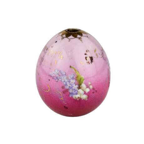 Painted porcelain Easter egg. - Foto 4