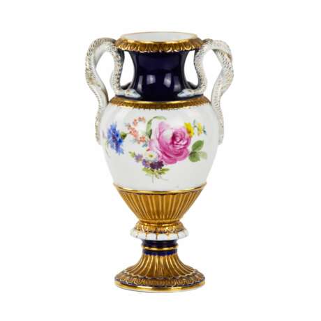 Meissen. Porcelain vase with snakes. - photo 1