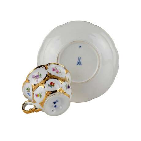 Cup with saucer Meissen. - Foto 4