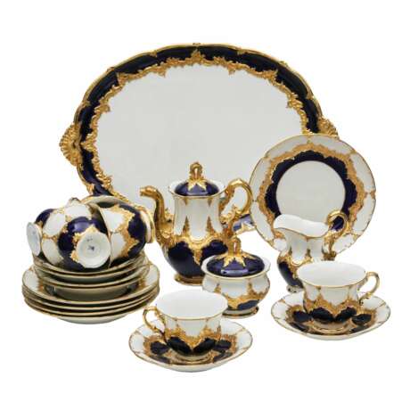 Meissen B Form. Tea and coffee service for six people. 20th century. - Foto 2