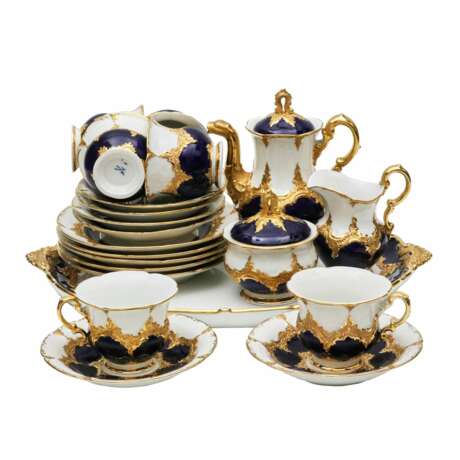 Meissen B Form. Tea and coffee service for six people. 20th century. - Foto 3