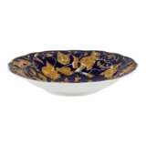 Cobalt blue and gold porcelain dish. Meissen. 20th century. - Foto 2