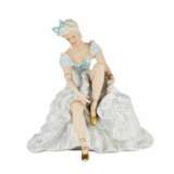 Porcelain figurine. Ballerina. Unterweissbach.Germany. 1950-1960s - Foto 2