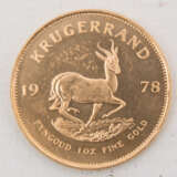 KRÜGERRAND, 1oz, 917/1000 Gold, 33,9 gramm, Südafrika 1978 - photo 1