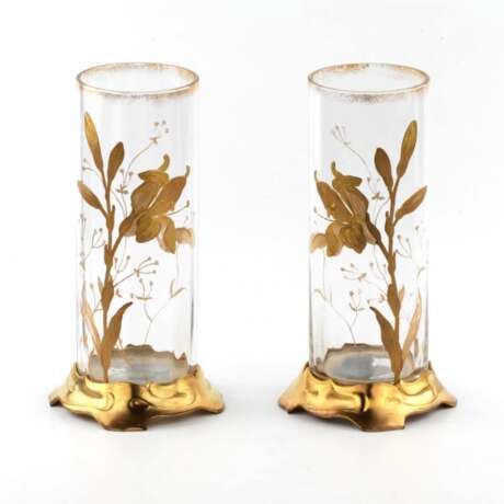 Paire de vases Art Nouveau - photo 1
