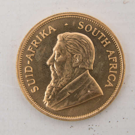 KRÜGERRAND, 1oz, 917/1000 Gold, 33,9 gramm, Südafrika 1978 - Foto 2