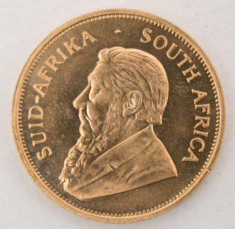 KRÜGERRAND, 1oz, 917/1000 Gold, 33,9 gramm, Südafrika 1979 - фото 2