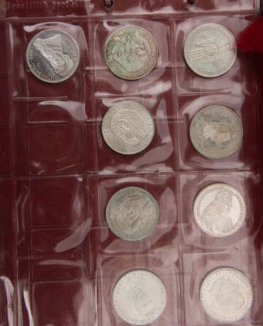 SILBERMÜNZEN, Konvolut, Diverse Sammelmünzen/Umlaufmünzen - Foto 1
