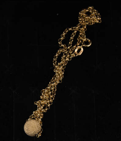 COLLIER, mit goldener Perle, 585 Gold - фото 1