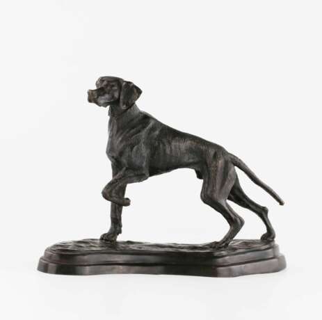 Bronze hunting dog. - Foto 1