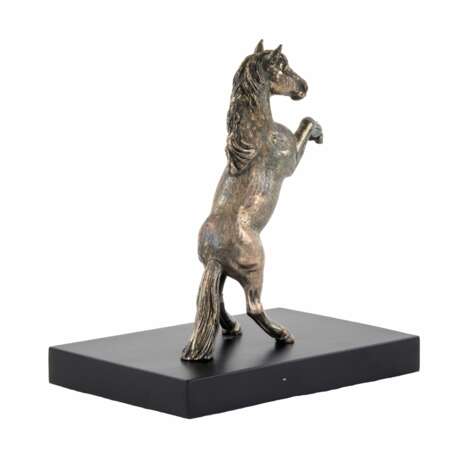 The figure of the rearing horse. Silvering. Tsar imperial collection. - photo 5