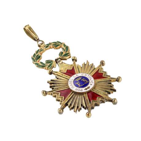 Badge of the Spanish Order of Isabella the Catholic, second class. - Foto 3