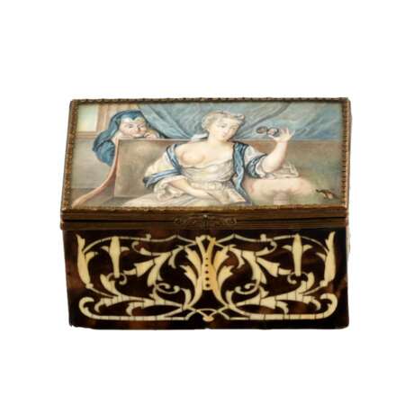 Boîte avec scène erotique. 19e siècle - photo 1