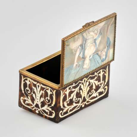 Boîte avec scène erotique. 19e siècle - photo 4