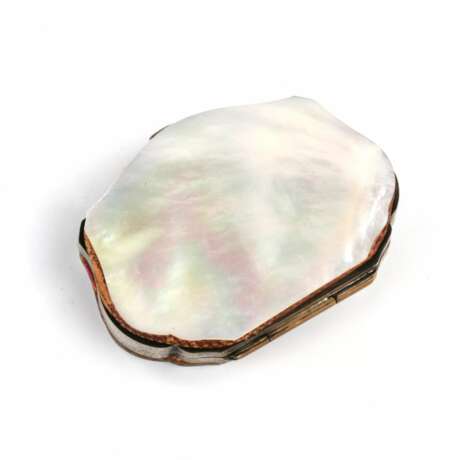 Sleek wallet with mother-of-pearl lids and hidden compartment. - Foto 3