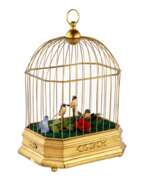 Schatullen. Musical toy - Cage with birds.