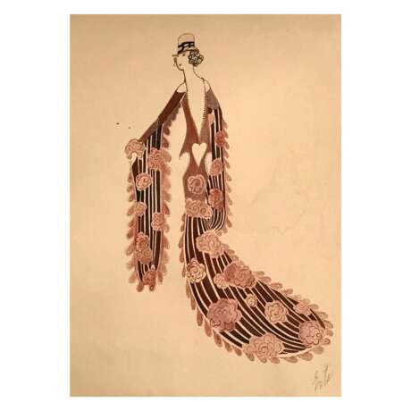 Drawing from the "Stage Costumes" series. Erte - photo 2