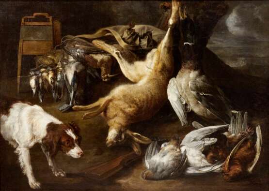 Painting Still Life with Dog1651 by JAN FYT. - Foto 6