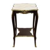 Serving table mahogany, gilded bronze with a marble top of the turn of the 19th and 20th centuries. - photo 4
