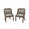 Pair of armchairs in the Empire style. - Auction Items