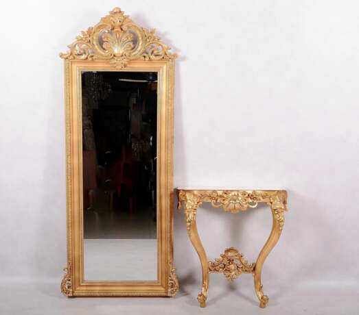 Mirror with console - photo 1
