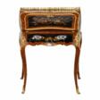 Coquettish ladies` bureau in wood and gilded bronze, Louis XV style. - Auktionsware