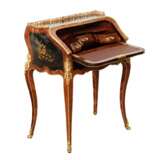 Coquettish ladies` bureau in wood and gilded bronze, Louis XV style. - photo 4