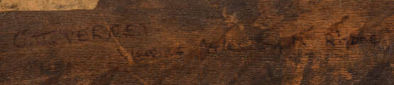 CLAUDE JOSEPH VERNET (zugeschrieben), "Tiberufer mit Blick auf Rom", Öl auf Holz, gerahmt, 18. Jahrhundert - photo 9