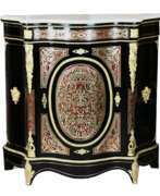 Storage furniture. Ebony cabinet in Boulle style.