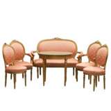 Furniture set of 8 pieces. France at the turn of the 19th century. - Foto 1